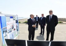 President Ilham Aliyev opens Pirallahi solar power plant (PHOTO)