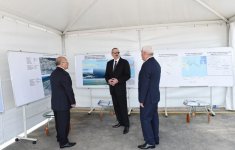 President Ilham Aliyev opens Pirallahi solar power plant (PHOTO)