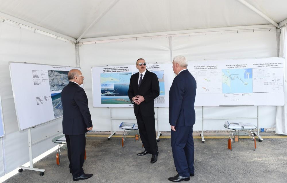 President Ilham Aliyev opens Pirallahi solar power plant (PHOTO)