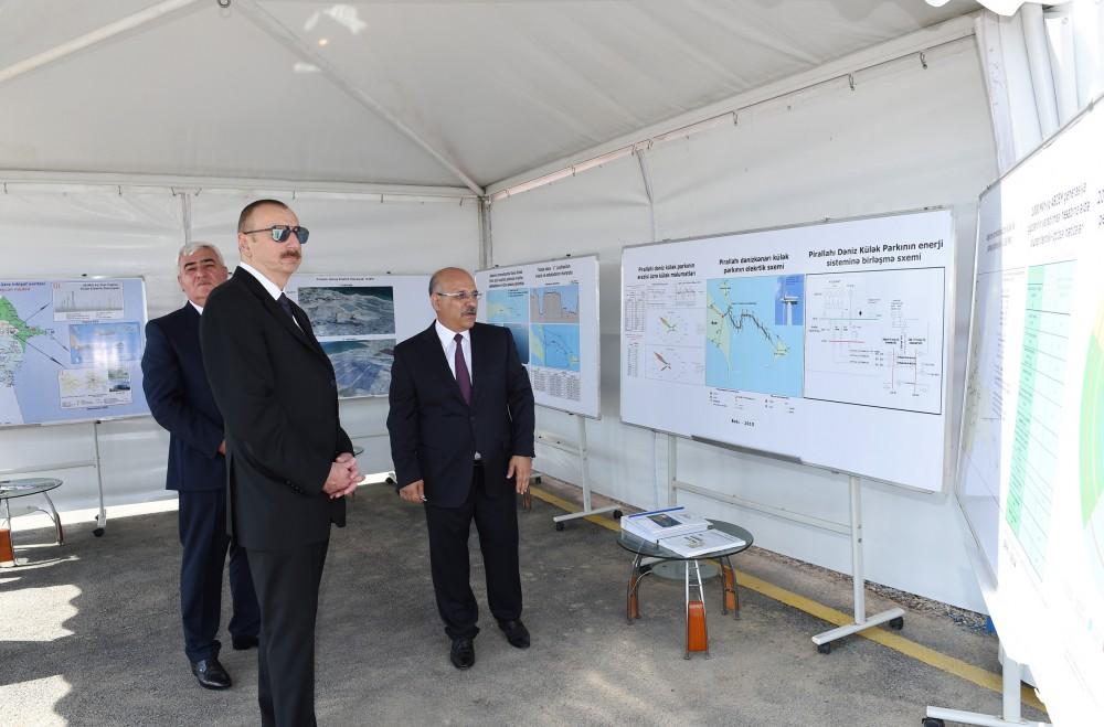President Ilham Aliyev opens Pirallahi solar power plant (PHOTO)