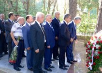 Представители медиа почтили память общенационального лидера Гейдара Алиева в Аллее почетного захоронения (ФОТО)