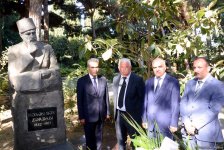 Представители медиа почтили память общенационального лидера Гейдара Алиева в Аллее почетного захоронения (ФОТО)
