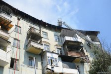 Пожар в здании в центре Баку потушен (ФОТО/ВИДЕО)