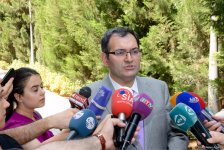 Коллектив министерства молодежи и спорта Азербайджана посетил могилу великого лидера Гейдара Алиева (ФОТО)