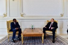 Ilham Aliyev receives credentials of ambassador of Burkina Faso (PHOTO)