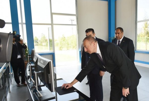 Ilham Aliyev launches Balakan Hydroelectric Power Station (PHOTO)