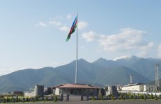 Президент Ильхам Алиев принял участие в открытии Музея флага в Гахе (ФОТО)