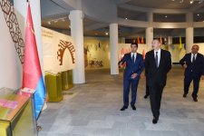 Президент Ильхам Алиев принял участие в открытии Музея флага в Гахе (ФОТО)