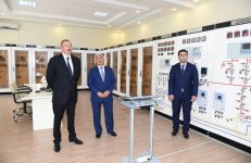 Президент Ильхам Алиев принял участие в открытии новой электрической подстанции в Гахе (ФОТО)
