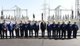 Президент Ильхам Алиев принял участие в открытии новой электрической подстанции в Гахе (ФОТО)