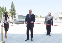 President Aliyev attends opening of Flag Museum in Balakan district (PHOTO)