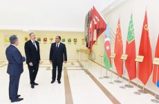 President Aliyev attends opening of Flag Museum in Balakan district (PHOTO)