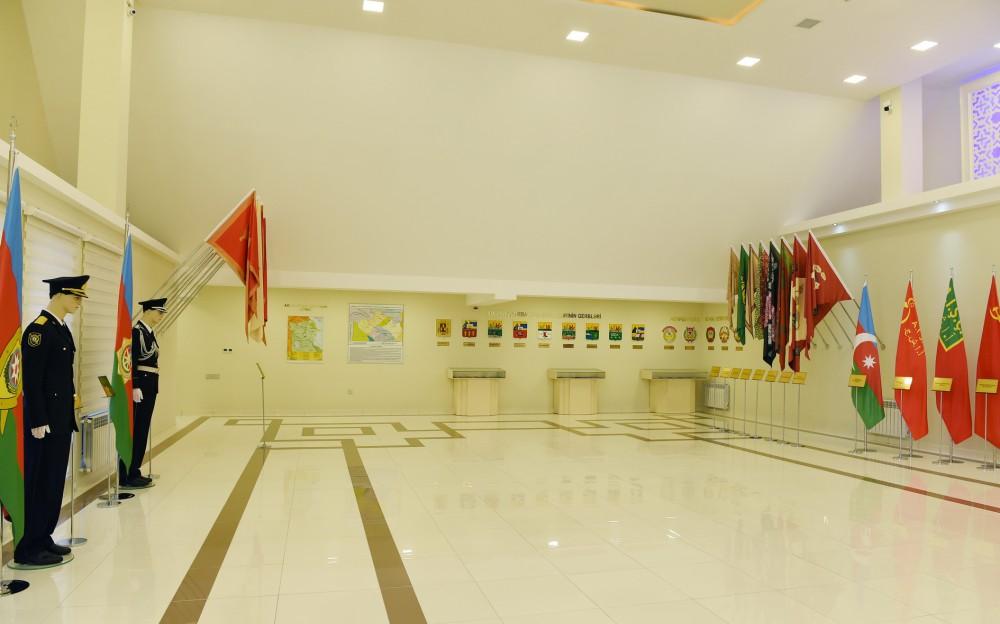 President Aliyev attends opening of Flag Museum in Balakan district (PHOTO)