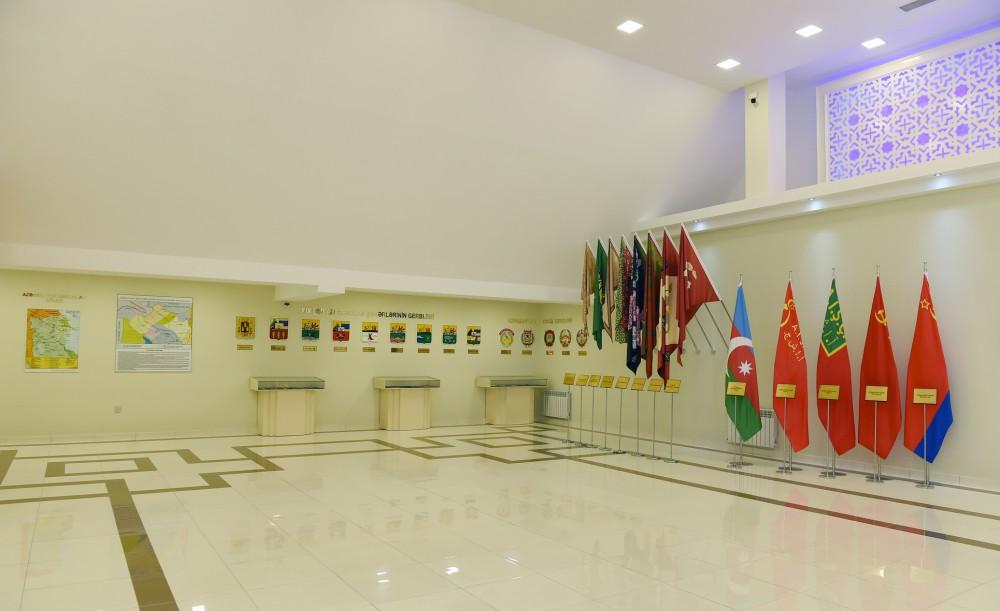 President Aliyev attends opening of Flag Museum in Balakan district (PHOTO)