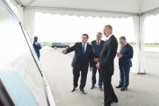 Президент Ильхам Алиев принял участие в церемонии сдачи в эксплуатацию части магистрального оросительного канала Шамкир-Самух-Геранбой (ФОТО)