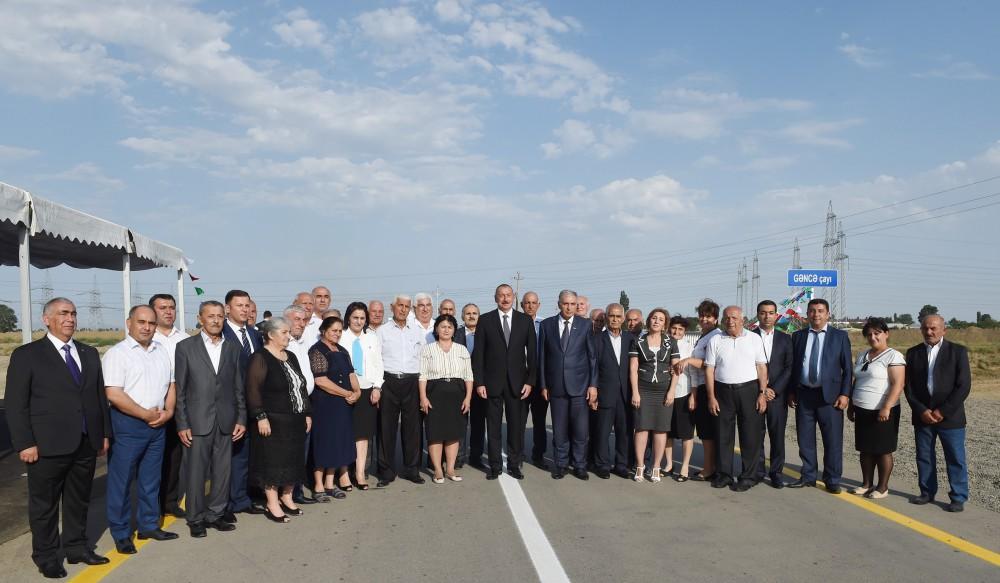 Ilham Aliyev: In terms of road infrastructure, Azerbaijan holds a leading place on world scale  (PHOTO)