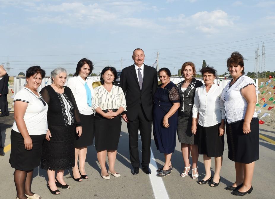 Ilham Aliyev: In terms of road infrastructure, Azerbaijan holds a leading place on world scale  (PHOTO)