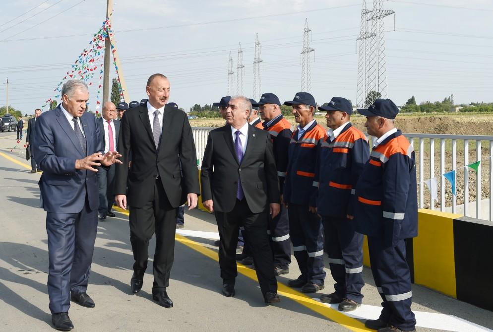 Ilham Aliyev: In terms of road infrastructure, Azerbaijan holds a leading place on world scale  (PHOTO)