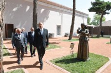Президент Ильхам Алиев ознакомился в Шамкире с условиями, созданными в капитально реконструированном Историко-краеведческом музее (ФОТО)