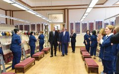 Президент Ильхам Алиев принял участие в открытии шамкирского филиала ОАО «Азерхалча» (ФОТО)