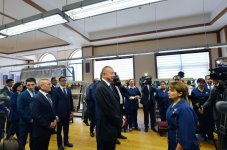 Президент Ильхам Алиев принял участие в открытии шамкирского филиала ОАО «Азерхалча» (ФОТО)