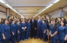 Президент Ильхам Алиев принял участие в открытии шамкирского филиала ОАО «Азерхалча» (ФОТО)