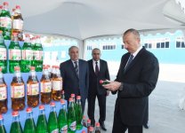President Ilham Aliyev attends opening of lemonade plant in Gadabay (PHOTO)
