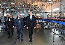 President Ilham Aliyev attends opening of lemonade plant in Gadabay (PHOTO)