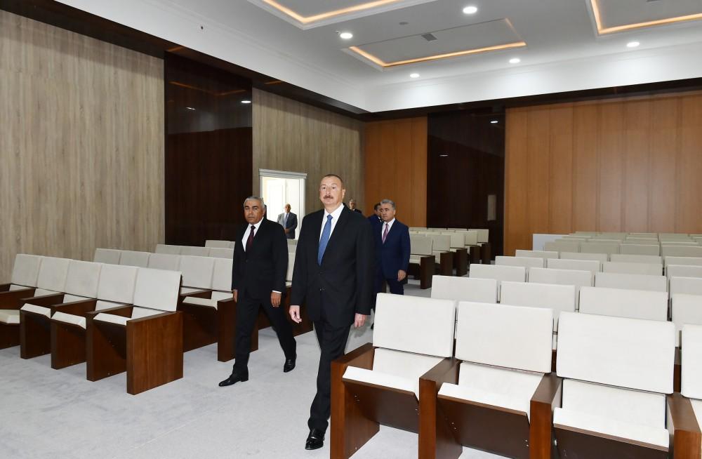 Президент Азербайджана принял участие в открытии Центра Гейдара Алиева в Гядабее (ФОТО)