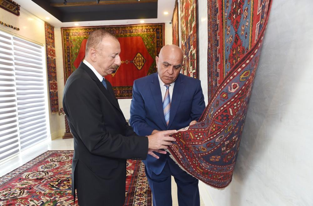 Президент Ильхам Алиев принял участие в открытии шамкирского филиала ОАО «Азерхалча» (ФОТО)