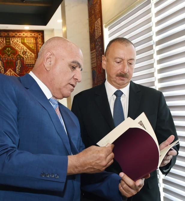 Президент Ильхам Алиев принял участие в открытии шамкирского филиала ОАО «Азерхалча» (ФОТО)