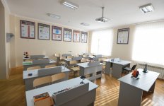 Ilham Aliyev views conditions at new block of secondary school in Baku (PHOTO)