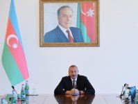 Президент Ильхам Алиев принял состав футбольного клуба "Карабах" (ФОТО)