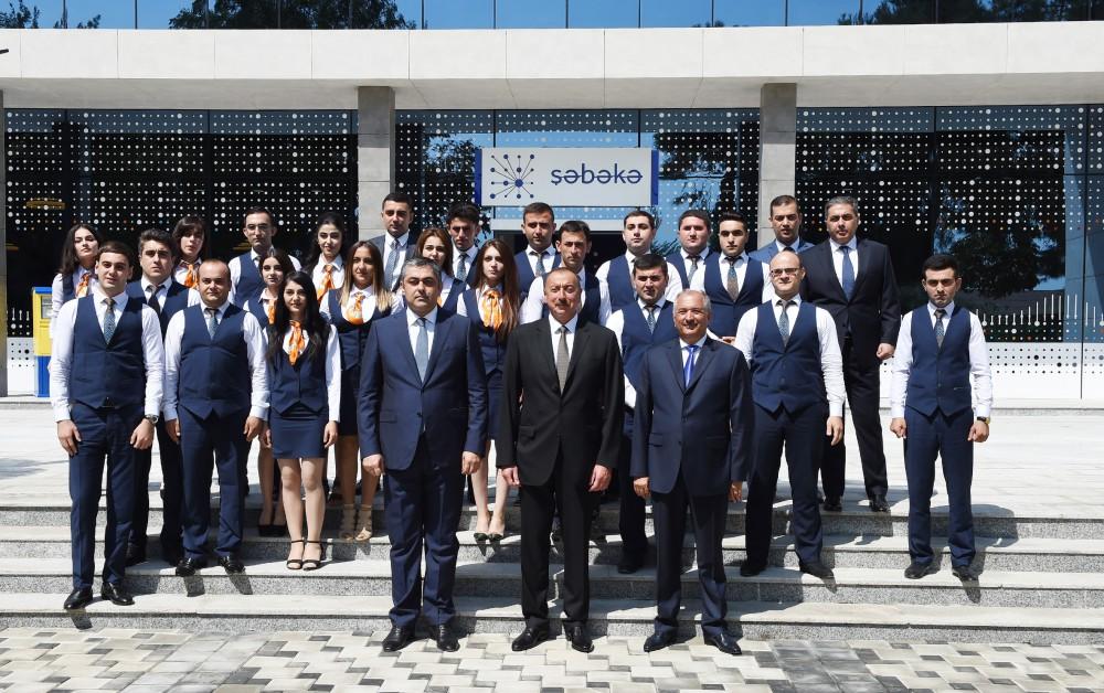 Президент Ильхам Алиев ознакомился с Джалилабадским телекоммуникационным узлом после капитального ремонта (ФОТО)