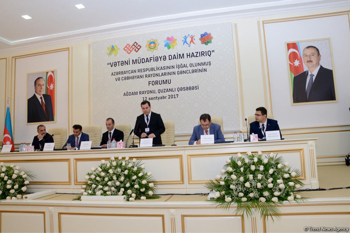 В поселке Гузанлы Агдамского района прошел форум молодежи оккупированных и приграничных районов Азербайджана (ФОТО)