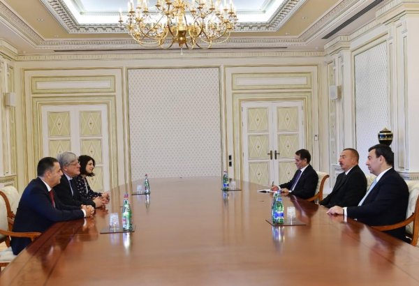Ilham Aliyev meets co-rapporteurs of PACE Monitoring Committee (PHOTO)