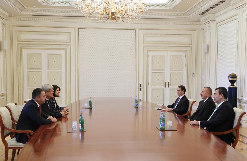 Ilham Aliyev meets co-rapporteurs of PACE Monitoring Committee (PHOTO)