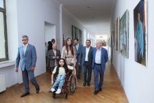 Вице-президент Фонда Гейдара Алиева Лейла Алиева побывала в Государственной академии художеств (ФОТО)