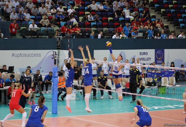 Women’s European Volleyball Championship continuing in Baku