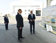 President Ilham Aliyev attends opening of Balakhani Industrial Park (PHOTO)