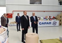 President Ilham Aliyev attends opening of Balakhani Industrial Park (PHOTO)