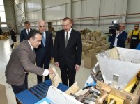 President Ilham Aliyev attends opening of Balakhani Industrial Park (PHOTO)