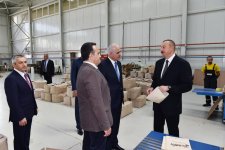 President Ilham Aliyev attends opening of Balakhani Industrial Park (PHOTO)