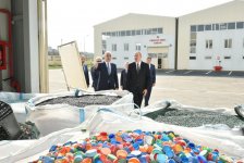 President Ilham Aliyev attends opening of Balakhani Industrial Park (PHOTO)