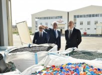 President Ilham Aliyev attends opening of Balakhani Industrial Park (PHOTO)