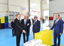 President Ilham Aliyev attends opening of Balakhani Industrial Park (PHOTO)