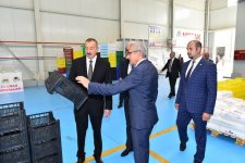 President Ilham Aliyev attends opening of Balakhani Industrial Park (PHOTO)