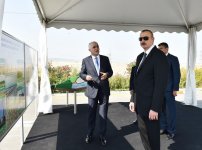 President Ilham Aliyev attends opening of Balakhani Industrial Park (PHOTO)