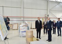 President Ilham Aliyev attends opening of Balakhani Industrial Park (PHOTO)