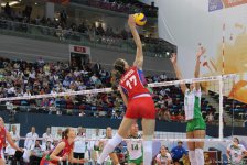 Азербайджанские волейболистки одержали первую победу в рамках Евро-2017 (ФОТО)